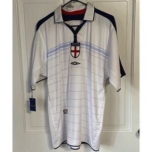 Peter Millar England Umbro National Soccer Football Jersey Polo Shirt XL NWT